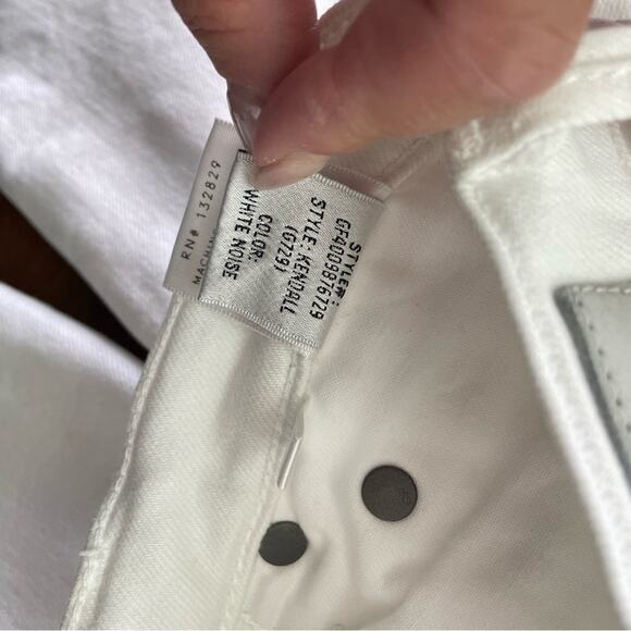 GRLFRND | Women’s The Kendall High Rise Ankle Zipper Jeans White Noise Denim 26 - Picture 13 of 13